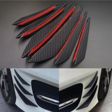 OEM Üniversal Esnek Spor Tampon Bıçağı Karbon Sağ Sol 6 Adet