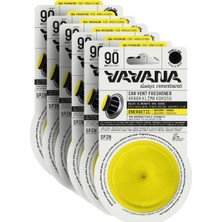 Özkaya Store Spin Araba Klima Kokusu - Profesyonel Otomobil Kokusu | Bpa &amp; Sıvı Içermez | 90 Gün Etkili - 6'lı Set (Energetıc)