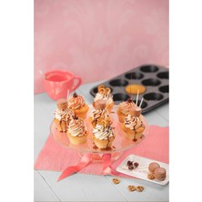 Özkaya Store Sogud 12'li Muffin Kalıbı - Yapışmaz Metal Cupcake Kalıbı - Fırına Uygun Kek ve Muffin Pişirme Tepsisi - Yuvarlak Gözlü Dayanıklı Kek Kalıbı - Kolay Temizlenir - Ev Tipi Kullanıma Uygun