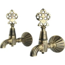 OEM Topsan Osmanlı Muslğu (Hamam Musluğu Antik Sarı 1/2) Antik Sarı