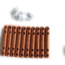 OEM 17X25 Sineklik Menteşesi Plastik 10'lu A Meşe