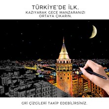 OEM Kazıma Sanatı - Galata Kulesi Seti 2 Kalem Dahil