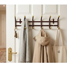 Özkaya Store 6 Topuzlu Kapı Arkası Metal Askılık Mutfak Banyo Hol Oda Kapı Arkası Askısı