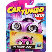 OEM Mgae Cartuned Jdm Seri 2 2022 Toyota GR86, Mor, Diecast Metal Oyuncak Araba, Koleksiyon Figürü