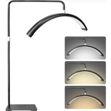 Özkaya Store Profesyonel 28 Inç LED Ay Lamba – 3 Renk Sıcaklığı Ayarlı, Şık Metal Gövde, Geniş Aydınlatma Alanı – Güzellik Salonu, Cilt Bakım, Spa ve Ofis Kullanımı Için