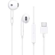 Özkaya Store Samsung S22 / S22 Ultra / S23 / S23 Ultra Uyumlu Type-C Kulaklık Orjinal E Yakın Kalite, , Beyaz, Large