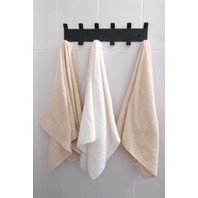 Özkaya Store Metal Siyah Amerikan Kapı Arkası Yapışkanlı Askılık Banyo Askılık ve Duvar Askısı MT84S
