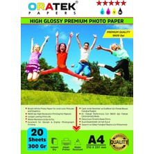 OEM Canon Gı-41 G3420 Fotoğraf Kağıdı A4 Premium Parlak Çift Taraflı 300 Gr.20 Adet