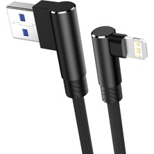 Özkaya Store 3 Metre Oyuncu Şarj Kablosu iPhone Uyumlu Uzun 3A 3m USB - Ligtning