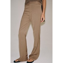 Allbucks Zara, Zw Collection Çizgili Çan Paça Pantolon ABZRA00172