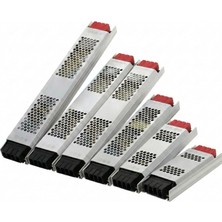 Özkaya Store 12V Ultra Slim Sessiz Şerit LED Trafosu - Cata Metal Kasa Ince Tasarım Klemensli Adaptör (5A / 12.5A / 17A / 21A / 30A Seçenekleri), IP20 Iç Mekan (21 Amper)