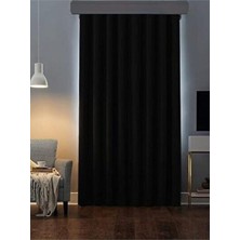 Özkaya Store Beyazıt Tekstil Blackout Karartma Siyah Fon Perde Siyah 120 x 260 BYZT534