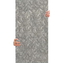 Özkaya Store 3D Kendinden Yapışkanlı Duvar Kağıdı Yeni Nesil Akustik Keçe Panel Modern Desen 52X98 cm (Açık Gri, 10 Adet 5 M²)