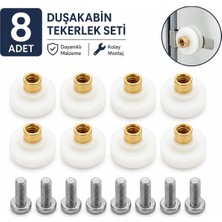 Özkaya Store Banyo Duşakabin Tekerleri 8 Adet Takım 1.kalite