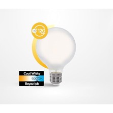 TeknoKapsül Filament Ampul E27 13W 2000LM 6500K Milky