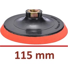 OEM Cırt Zımpara Deliksiz Avuç Taşlama Cırt Taban Altlığı 115 mm M14 + Matkap Aparatı