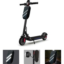 Brf Store Irmakxx Microcase Taşınabilir Su Geçirmez 3 Bölmeli Geniş Iç Hacimli Flaşörlü Scooter Bisiklet Çanta