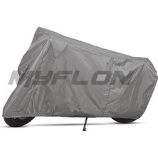Özkaya Store Motosiklet Brandası Su Geçirmez Motor Branda - Gri (Large Topcase)