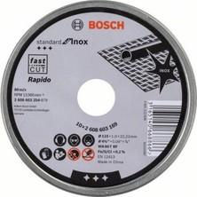 Özkaya Store Professional Kesme Diski Düz Standart Inox Rapido Için, 2608603254
