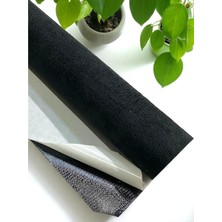 Brf Store Irmakxx Varan Tekstil Yapışkanlı Siyah Alkantara Süet 100 * 140 cm