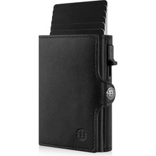 Brf Store Irmakxx Trusador Palermo Mekanizmalı Kartlık Hakiki Deri Cüzdan Unisex Kadın Erkek Rfid Korumalı (Ka