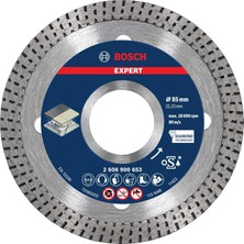 Özkaya Store Professional 1x Expert Hardceramic Elmas Kesme Diskleri (Sert Fayanslar, Sert Taş, Ø 85 Mm, Aksesuar Küçük Avuç Taşlama Makinesi)
