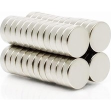 Özkaya Store 20 Adet 10X3 mm Yuvarlak Güçlü Neodyum Mıknatıs (Çap 10 mm Kalınlık 3 Mm)