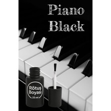 Brf Store Irmakxx Piano Black Parlak Siyah Rötuş Boyası Fırçalı Set 25ML