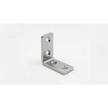 Brf Store Irmakxx 15X25 mm L Masa Gönye 10 Adet - Paslanmaz Çelik Köşe Birleştirici ve Mobilya Sabitleyici - K