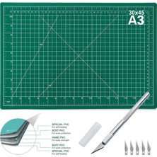 Brf Store Irmakxx Hobialem Çift Taraflı, A3 Boy, Kesim Matı ve Kretuar Bıçağı, 30X45 Cm, Kesim Altlığı, Kesme