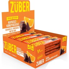 Brf Store Irmakxx Züber Kakaolu ve Portakallı Meyve Bar 40G x 12 Adet