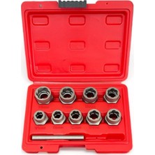 Brf Store Irmakxx Aee® Hasarlı Civata ve Somun Sökme Seti 10 Parça | 1/2” Lokma Uyumlu | Paslanmış, Sıkışmış,