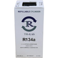 Özkaya Store Tr Gas R134A Yeniden Doldurulabilir Tüpte Klima Gazı Soğutucu Akışkan Refillable Refrigerant Gas