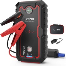 Özkaya Store Jstar One 22000MAH 2000A Jump Starter Taşınabilir Akü Takviye Cihazı (Çanta + Pusula + Powerbank + LED Lamba)