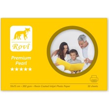 OEM Rovıfotprınt8 Premium Inci Fotoğraf Kağıdı 300GSM 50YP 10X15