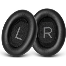 Özkaya Store Bose ile Uyumlu Quietcomfort 45 (QC45) &amp; Quiet Comfort Se (Qc Se) Için Suni Deri Kulaklık Pedi Hafızalı Yüksek Kaliteli Materyal Kulaklık Süngeri