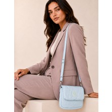 İcone Bag Paraşüt Kumaş Omuz Çantası, Kapitoneli Omuz Çantası, Kadın Omuz Çantası