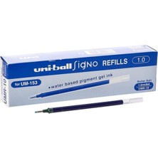 Özkaya Store Signo UM-153 Imza Kalemi Yedeği, 1.0mm, Mavi, 12'li
