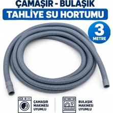 Universal Çamaşır ve Bulaşık Makinesi Atık Su Tahliye Hortumu 3 Metre