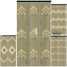 Özkaya Store El Işi Naturel Separatör Kapı Dekor Perdesi 90X180CM Dizgisi 27 Sıra Ahşap Boncuklu Kapı Sinekliği