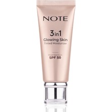Özkaya Store Cosmetics 3 In 1 Glowing Skin Tinted Moisturizer 50 Spf Işıltılı Aydınlatıcı Krem