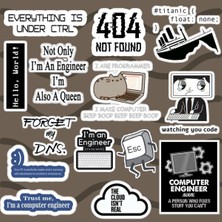 Özkaya Store Yazılım Sticker Seti | Laptop Notebook Telefon Etiket Bullet Journal