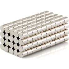 Özkaya Store Dünya Magnet Neodyum Mıknatıs 100 Adet 3X3MM Güçlü Magnet