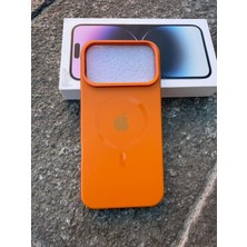 Madam Case Apple iPhone 17 Pro Uyumlu Turuncu Armor Premium Sararmaz Magsafe Kılıf