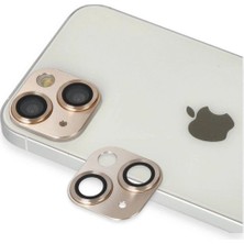 Marsilyan™- Apple Iphone 13 Pers Alüminyum Kamera Lens - Gold