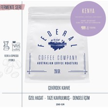 Federal x Hüüp – Anaerobik Fermente Kenya Ruiri II ( Çekirdek Kahve)