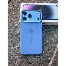 Madam Case Apple iPhone 17 Pro Uyumlu Mavi Armor Premium Sararmaz Magsafe Kılıf