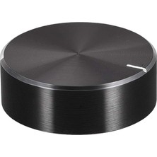 Özkaya Store Alüminyum Pot Başlığı 30MM Siyah Gümüş Rotary Enkoder Ses Kontrol