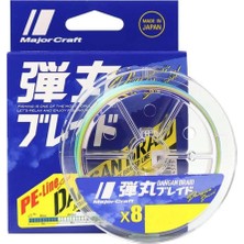 Major Craft Dangan Braid Ip Db8 Pe 1.5/0.19MM/30LB/12.3KG/150 Metre Multi
