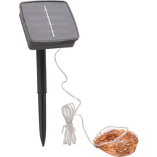 Özkaya Store Güneş Enerjili Işıklar Dış Mekan, Peri Işıkları Suya Dayanıklı, LED Solar Işıklar Bakır Tel Noel Dekorasyonu Için 100 LED Ağaç Bahçe Veranda